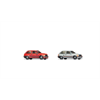 Noch 44602 Opel Corsa A rot und weiss, 2 Stück - Z (1:220)