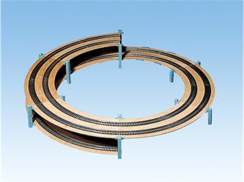 NOCH 53005 LAGGIES Gleiswendel-Komplettbausatz, Grundkreis - H0 (1:87)
