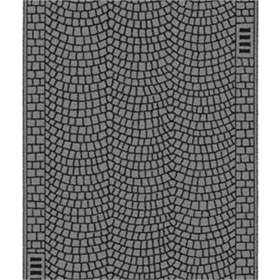 NOCH 60722 Kopfsteinpflaster, 1 m lang, 66 mm breit - H0 (1:87)