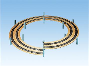 Noch-Laggies 53104 Gleiswendel Aufbaukreis 1- oder 2-gleisig, H0