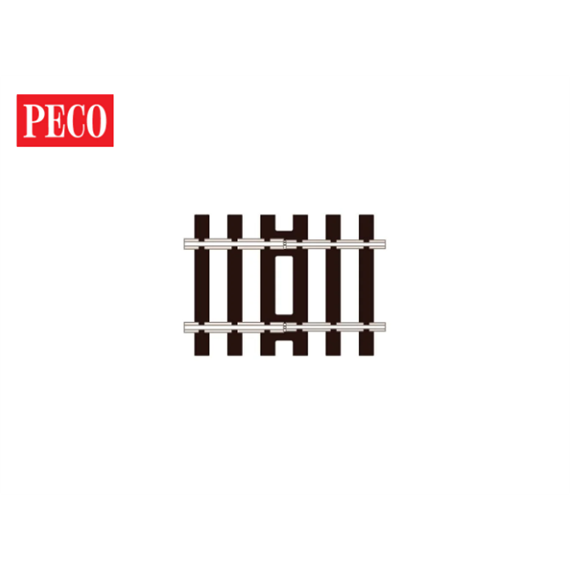 Peco SL-113 Übergangsgleis Code 75 auf 100, 4 Stück - H0 (1:87)