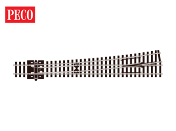 Peco SL-E389 Cd80 8° Weiche links, lang, R 914 mm - N (1:160)