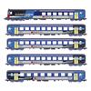 PIKO 96618 SBB Set 5-tlg RE ZUGKRAFT AARGAU, 1x BDt,1x A, 3x B mit IB, Ep. V DC - H0 1:87