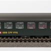PIKO 96778 SBB Personenwagen EW I 2. Klasse grün, neue Schrift und grauem Dach, Ep V | Bild 2