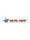 Preiser 10159 Langhornrinder, Cowboy zu Pferd, H0