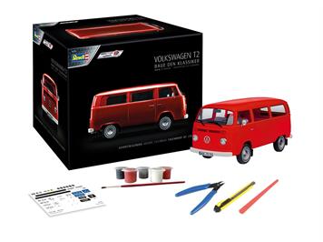 Revell 01034 Adventskalender Volkswagen T2, Massstab 1:24