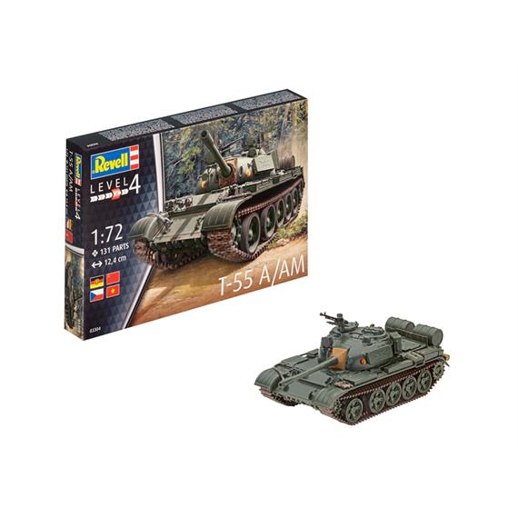 Revell 03304 T-55A Panzer UDSSR, Massstab 1:72