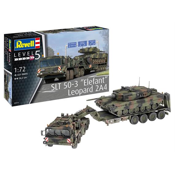 Revell 03311 SLT 50-3 "Elefant" + Leopard 2A4 - Massstab 1:72