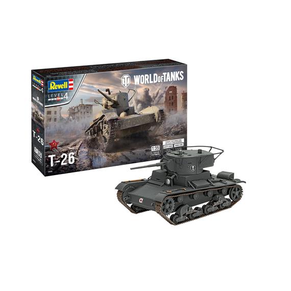 Revell 03505 T-26 "World of Tanks", Massstab 1:72