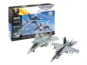 Revell 05677 Gift Set Top Gun 2 Movie Set, 1:72