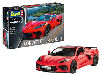 Revell 07714 Corvette C8 Coupé - Massstab 1:25