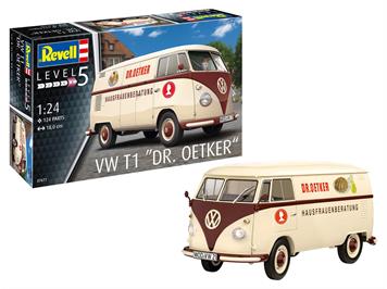 Revell 67677 Model Set VW T1 Dr.Oetker, Bausatz, Maßstab:1:24