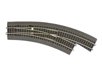 Roco 42573 Bogenweiche rechts Radius 3/4 Gummibettung - H0 (1:87)