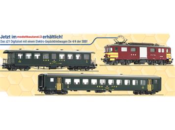 Roco 51338 ROCO z21 Digitalset: SBB De 4/4 mit Personenzug, 2-L Gleichstrom, H0 (1:87)