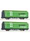 Roco 6600114 2-tlg. Set: Schiebewandwagen, Green Cargo - H0 (1:87)