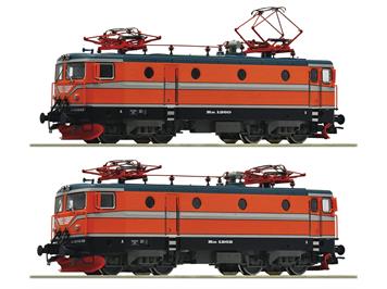 Roco 7510048 2-tlg. Set: E-Lok Rm, SJ, DC 2L, digital DCC/MM mit Sound - H0 (1:87)