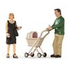 Scenecraft by Bachmann 173 Paar mit Kinderwagen G