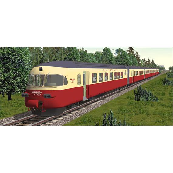 Simtrain RAe TEE II 1053 und "Graue Maus"