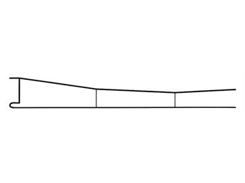 Sommerfeldt 149 Fahrdraht verkupfert 0,7 mm, einseitig offen, 5 Stück - H0/H0m (1:87)