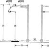 Sommerfeldt 390 H-Profil-Mast aus Neusilber, 53 mm hoch (5 Stück) - N (1:160) | Bild 2