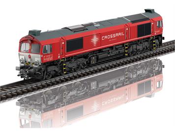 TRIX 22697 DIESELLOKOMOTIVE CLASS 77 DER CROSSRAIL AG, mfx+/DCC mit Sound, H0