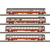 TRIX 23690 SBB 4er Personenwagen-Set Swiss Express, DC 2L - H0 (1:87)