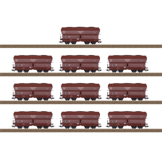TRIX 24266 Selbstentladewagen-Set 10-teilig OOt Oldenburg der DRG - H0 (1:87)