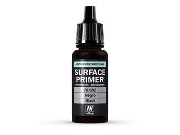 Vallejo 70.602 Model Air 17ml, SURFACE PRIMER BLACK