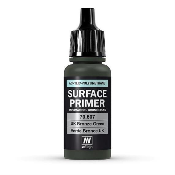 Vallejo 70.607 Model Air 17ml, SURFACE PRIMER UK BRONZE GREEN