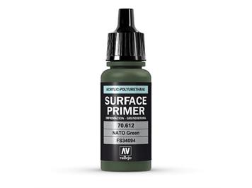 Vallejo 70.612 Model Air 17ml, SURFACE PRIMER NATO GREEN