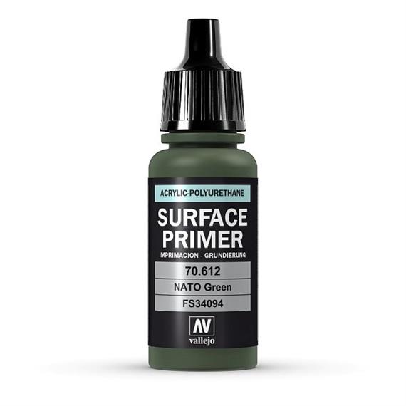 Vallejo 70.612 Model Air 17ml, SURFACE PRIMER NATO GREEN