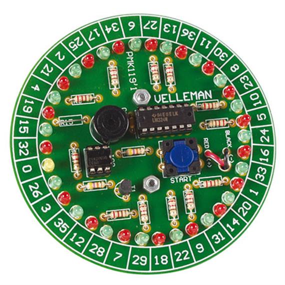 Vellemann-Minikit Roulette MK119 Bausatz zum Löten