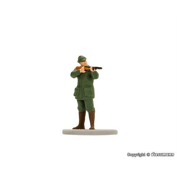 Viessmann 1529 Jäger mit Gewehr und Mündungsfeuer - H0 (1:87)