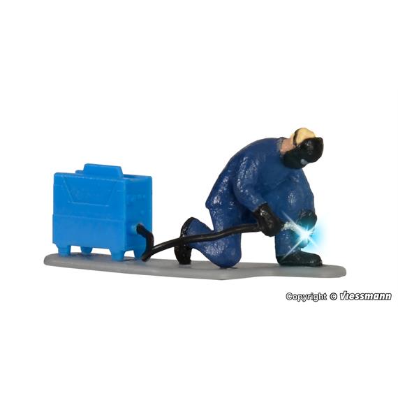 Viessmann 1534 Mann muss mal in Jeans, bewegt - H0 (1:87)