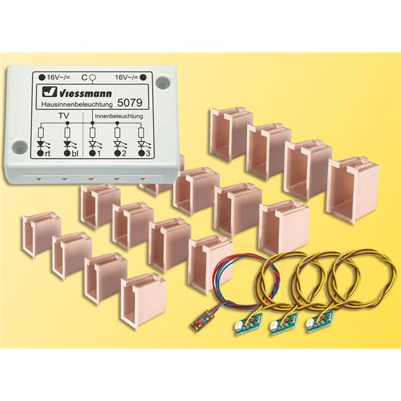 Viessmann 5079 Hausinnenbeleuchtung mit LED