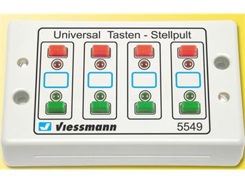 Viessmann 5549 Universal Tasten-Stellpult, rückmeldefähig