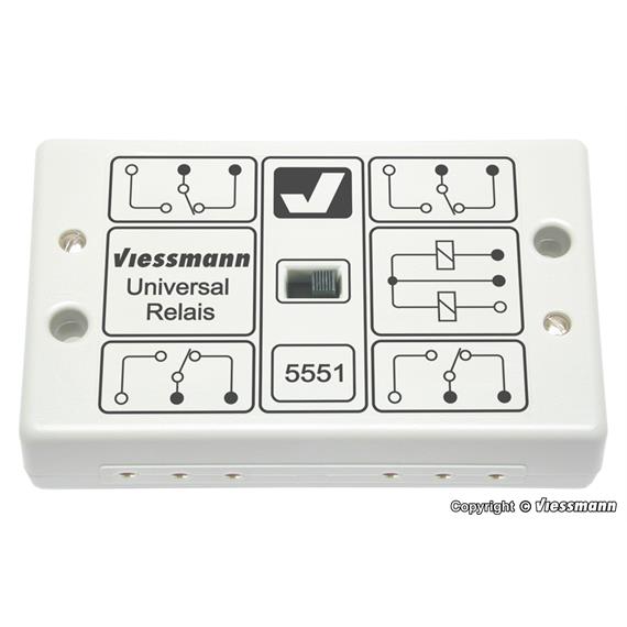 Viessmann 5551 Universal Relais 1 x 4UM