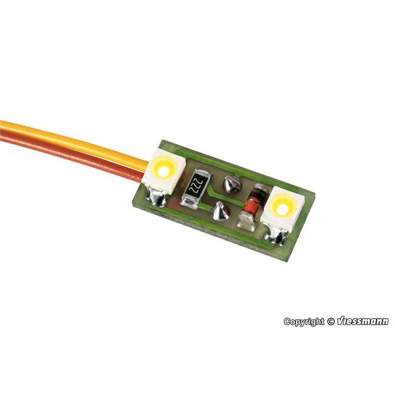 Viessmann 6017 Hausbeleuchtung, 2 LEDs gelb, 3 Stück