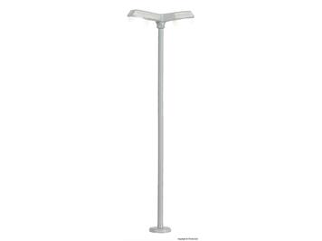 Viessmann 6498 Strassenleuchte modern doppelt LED weiss N