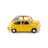 Wiking 009905 Fiat 600 mit offenem Faltdach gelb HO