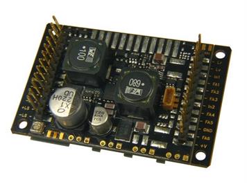 ZIMO MX695LS Großbahn-Sound-Decoder, 5A, 8 Fu-Ausgänge, 24 Stifte