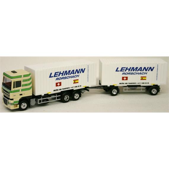 Zingg (AWM) DAF XF 105 SSC Cargobox-HZ "Lehmann Transporte" limitiert auf 300 Stk.